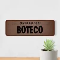 Placa Shape Bebida Boa So de Boteco -   Ideias1767 | Presente Criativo